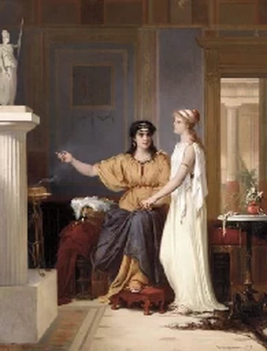 Pierre Olivier Joseph Coomans - Lodando le virtù di Atena